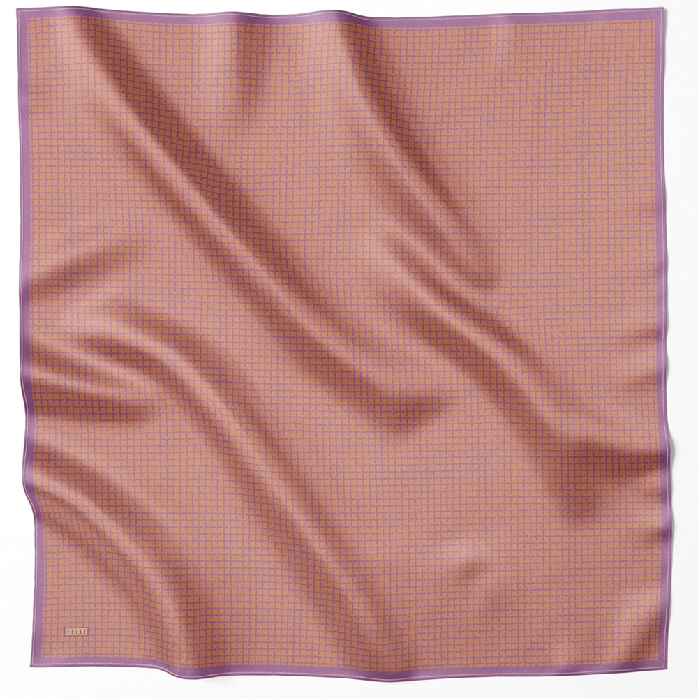 Belli Twill Saf İpek Eşarp - 2025-2026 Sonbahar-Kış 4203D (T)