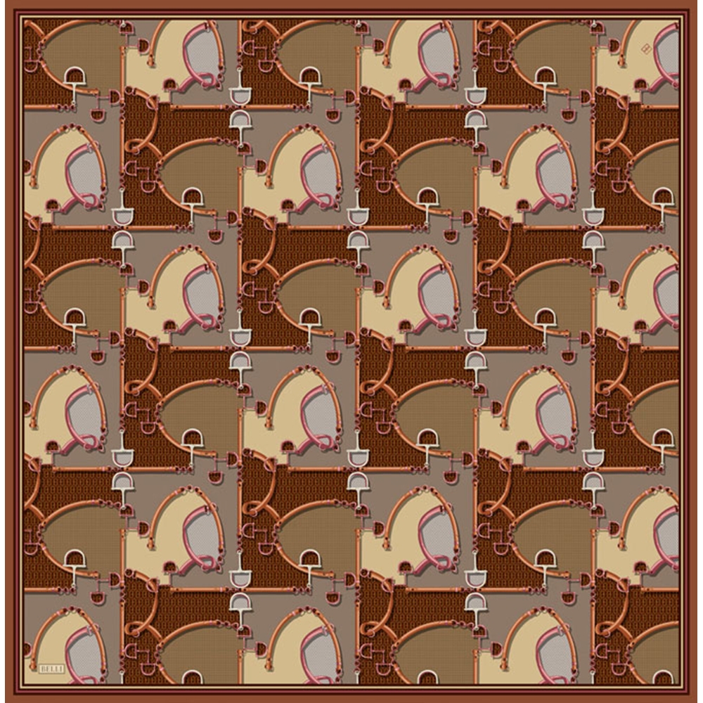 Belli Twill Saf İpek Eşarp - 2026-2027 Sonbahar-Kış 4400D (T)