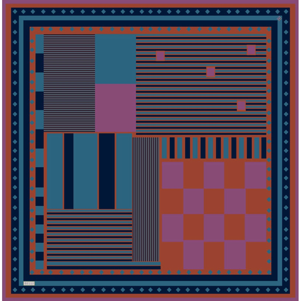 Belli Twill Saf İpek Eşarp - 2026-2027 Sonbahar-Kış 4401D (T) - Renk-36