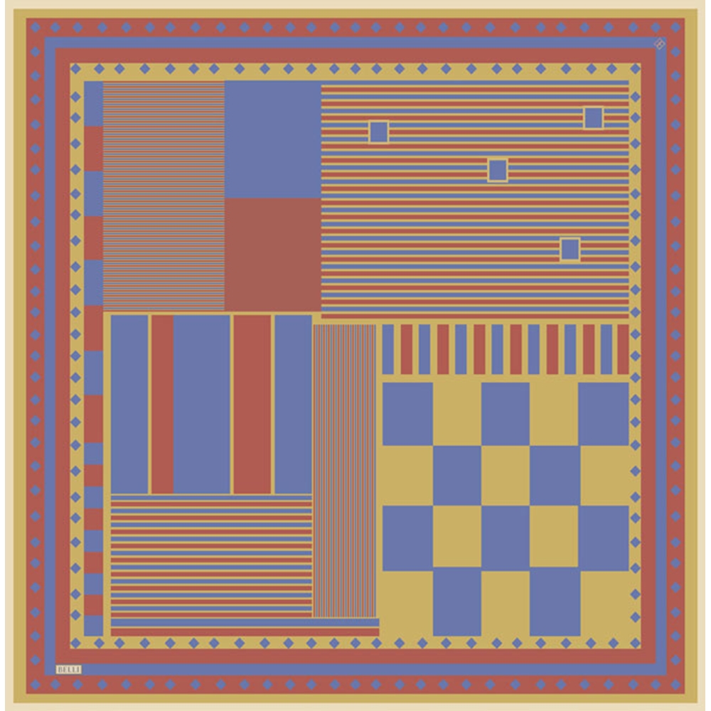 Belli Twill Saf İpek Eşarp - 2026-2027 Sonbahar-Kış 4401D (T) - Renk-36