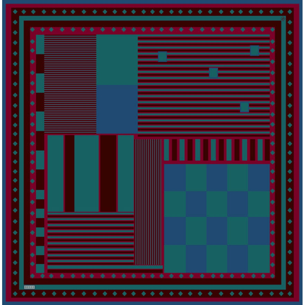 Belli Twill Saf İpek Eşarp - 2026-2027 Sonbahar-Kış 4401D (T) - Renk-36