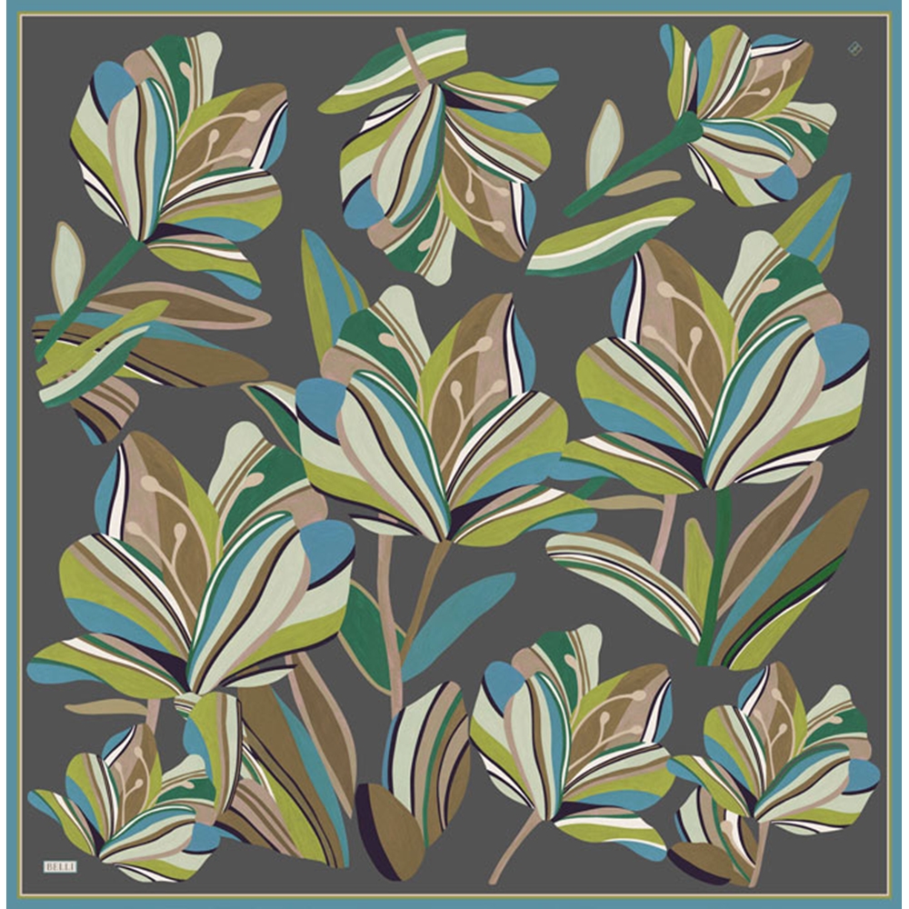 Belli Twill Saf İpek Eşarp - 2026-2027 Sonbahar-Kış 4410D (T) - Renk-33