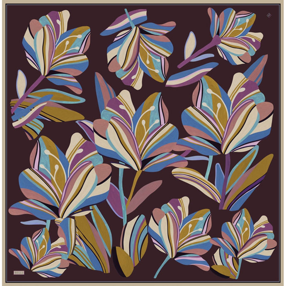 Belli Twill Saf İpek Eşarp - 2026-2027 Sonbahar-Kış 4410D (T) - Renk-33