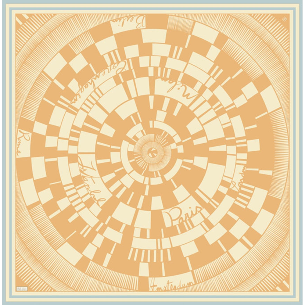 Belli Twill Saf İpek Eşarp - 2026-2027 Sonbahar-Kış 4411D (T) - Renk-60