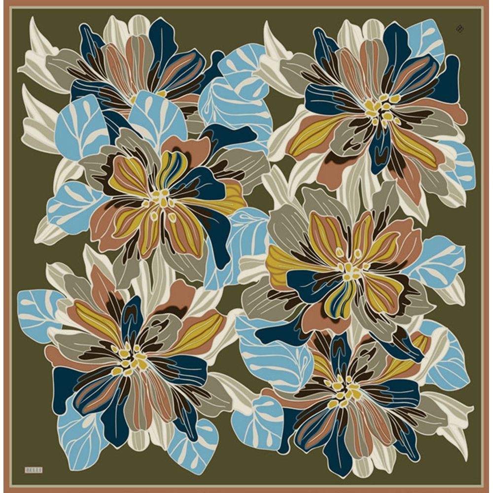 Belli Twill Saf İpek Eşarp - 2026-2027 Sonbahar-Kış 4413D (T) - Renk-02