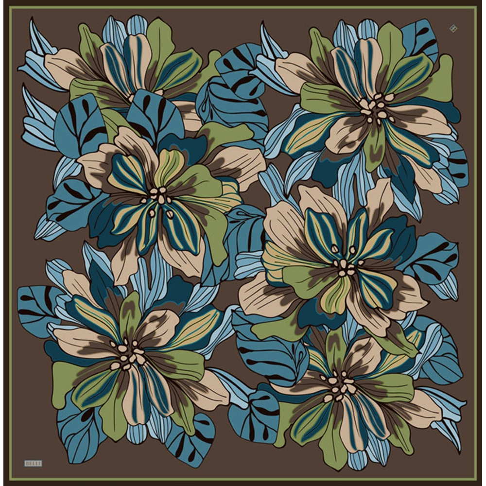Belli Twill Saf İpek Eşarp - 2026-2027 Sonbahar-Kış 4413D (T) - Renk-02