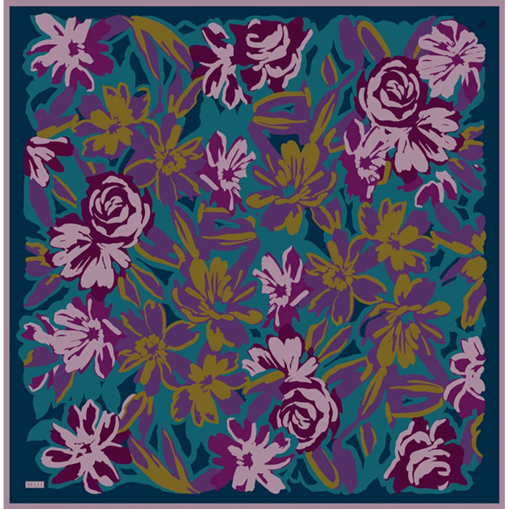 Belli Twill Saf İpek Eşarp - 2026-2027 Sonbahar-Kış 4416D (T) - Renk-85