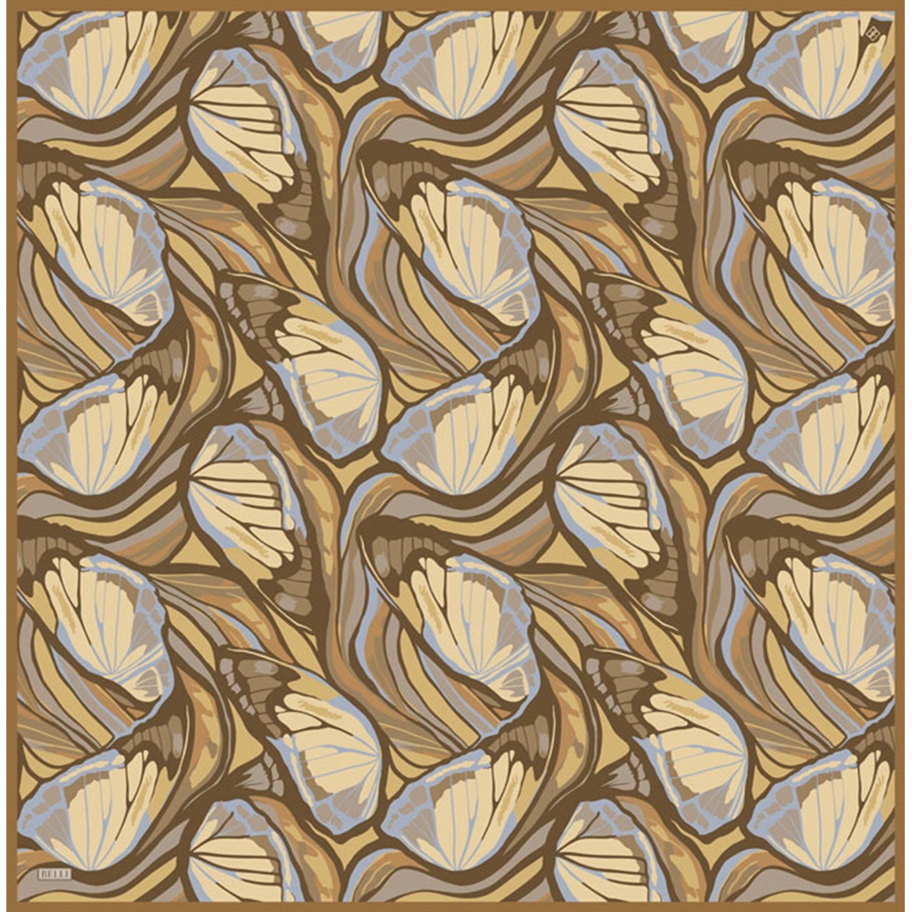 Belli Twill Saf İpek Eşarp - 2026-2027 Sonbahar-Kış 4417D (T) - Renk-04