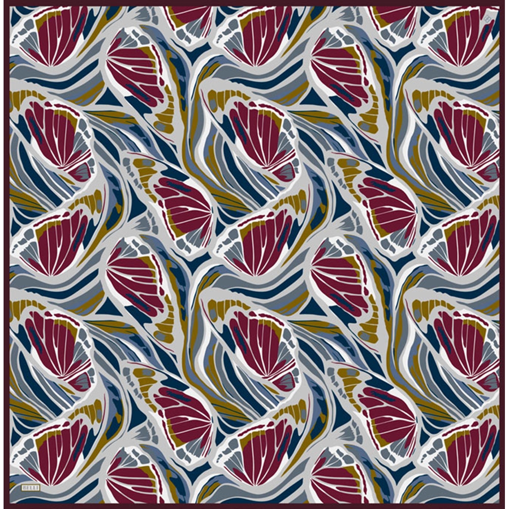 Belli Twill Saf İpek Eşarp - 2026-2027 Sonbahar-Kış 4417D (T) - Renk-04
