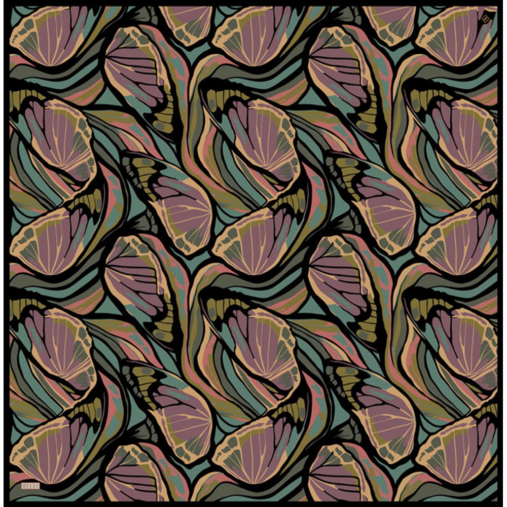 Belli Twill Saf İpek Eşarp - 2026-2027 Sonbahar-Kış 4417D (T) - Renk-04