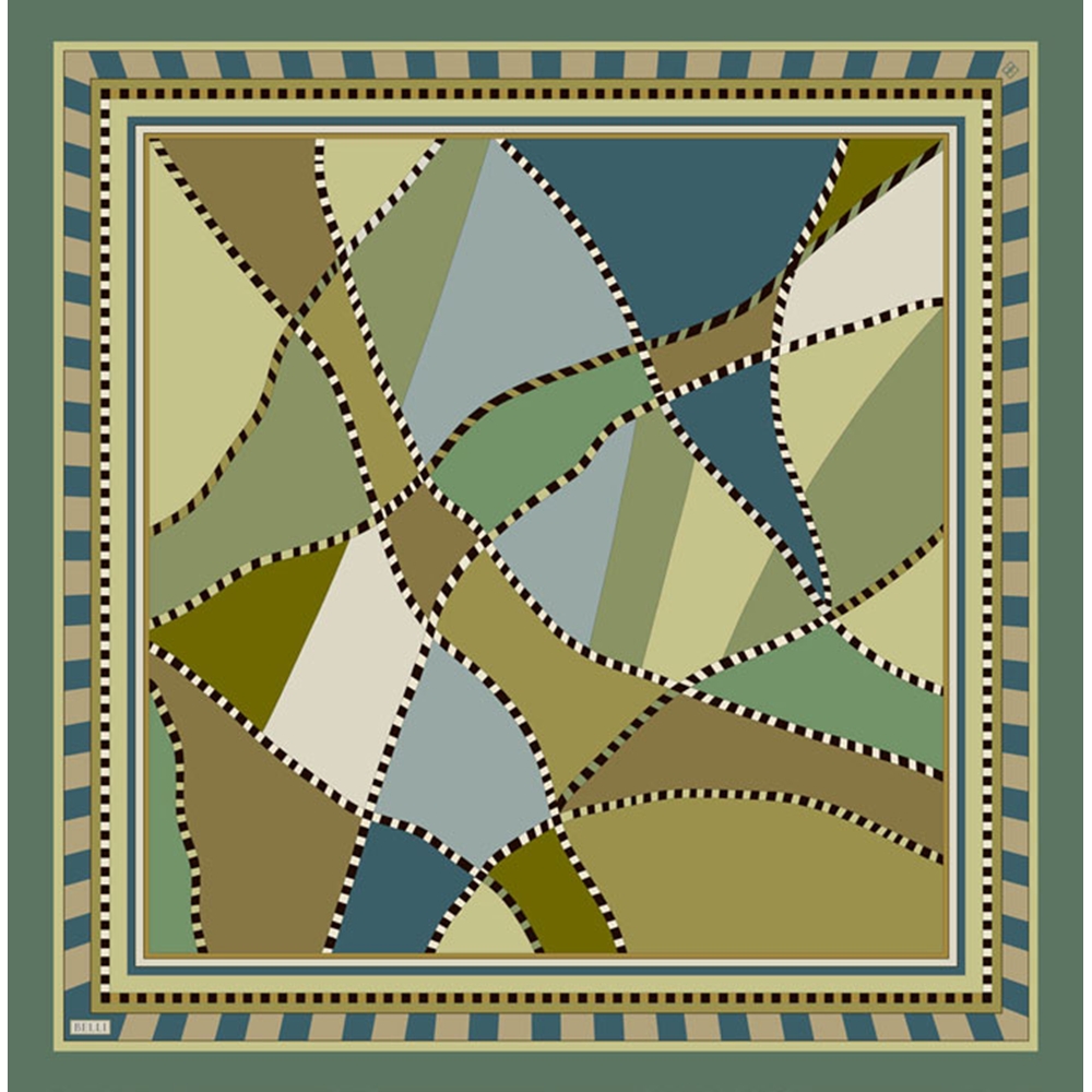 Belli Twill Saf İpek Eşarp - 2026-2027 Sonbahar-Kış 4419D (T) - Renk-55