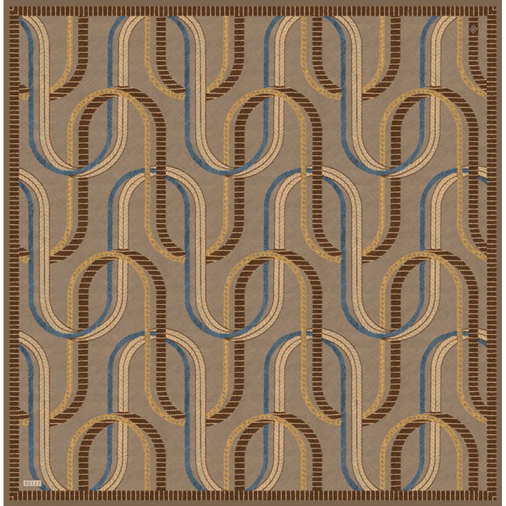 Belli Twill Saf İpek Eşarp - 2026-2027 Sonbahar-Kış 4424D (T)