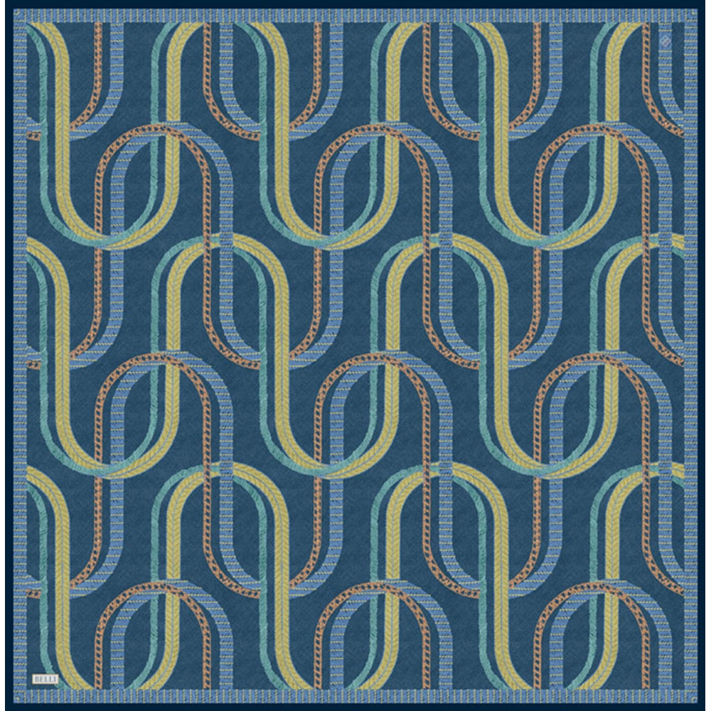 Belli Twill Saf İpek Eşarp - 2026-2027 Sonbahar-Kış 4424D (T)
