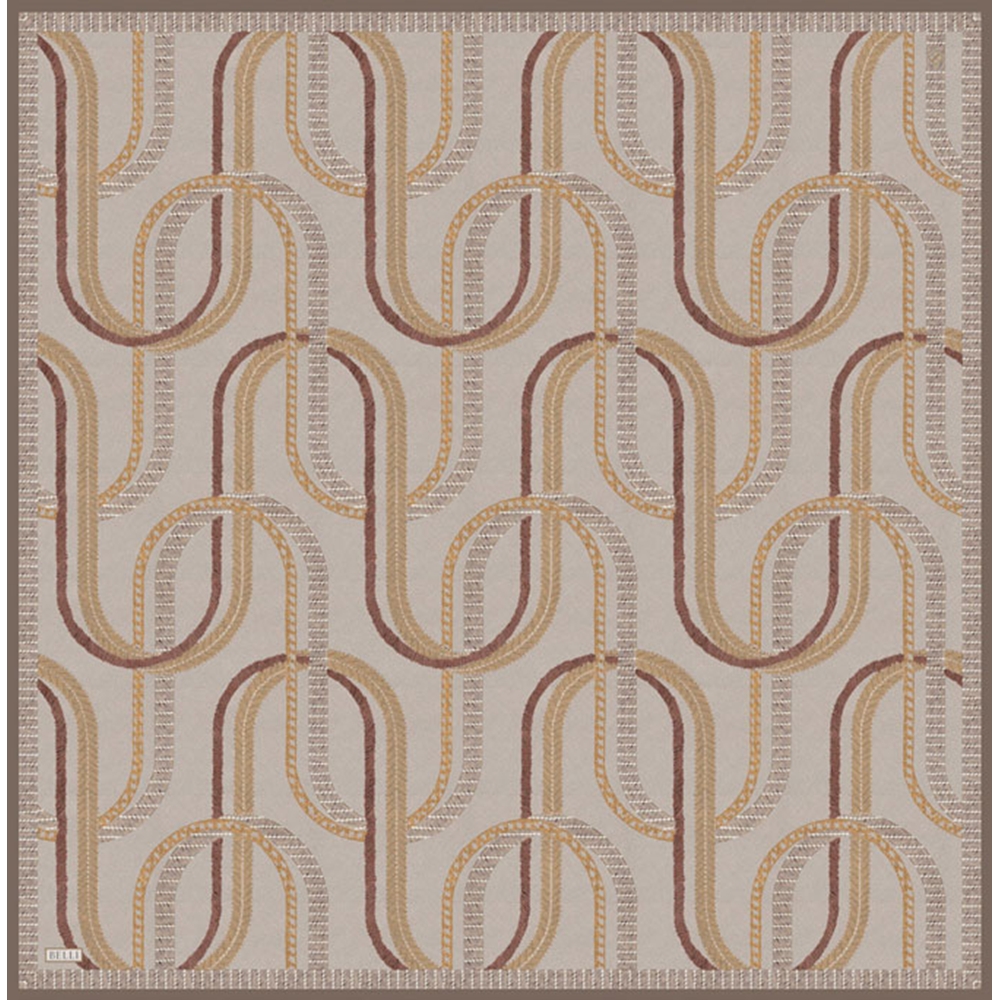 Belli Twill Saf İpek Eşarp - 2026-2027 Sonbahar-Kış 4424D (T)