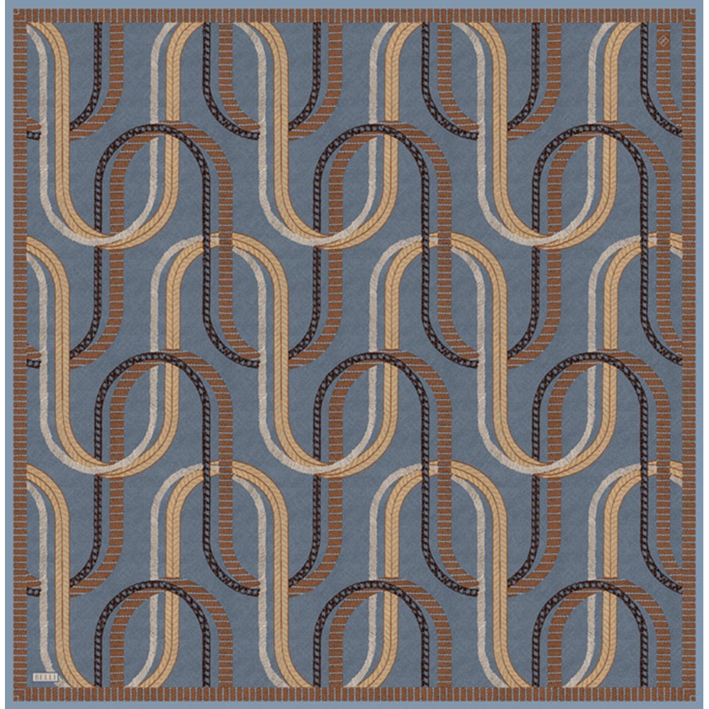 Belli Twill Saf İpek Eşarp - 2026-2027 Sonbahar-Kış 4424D (T)