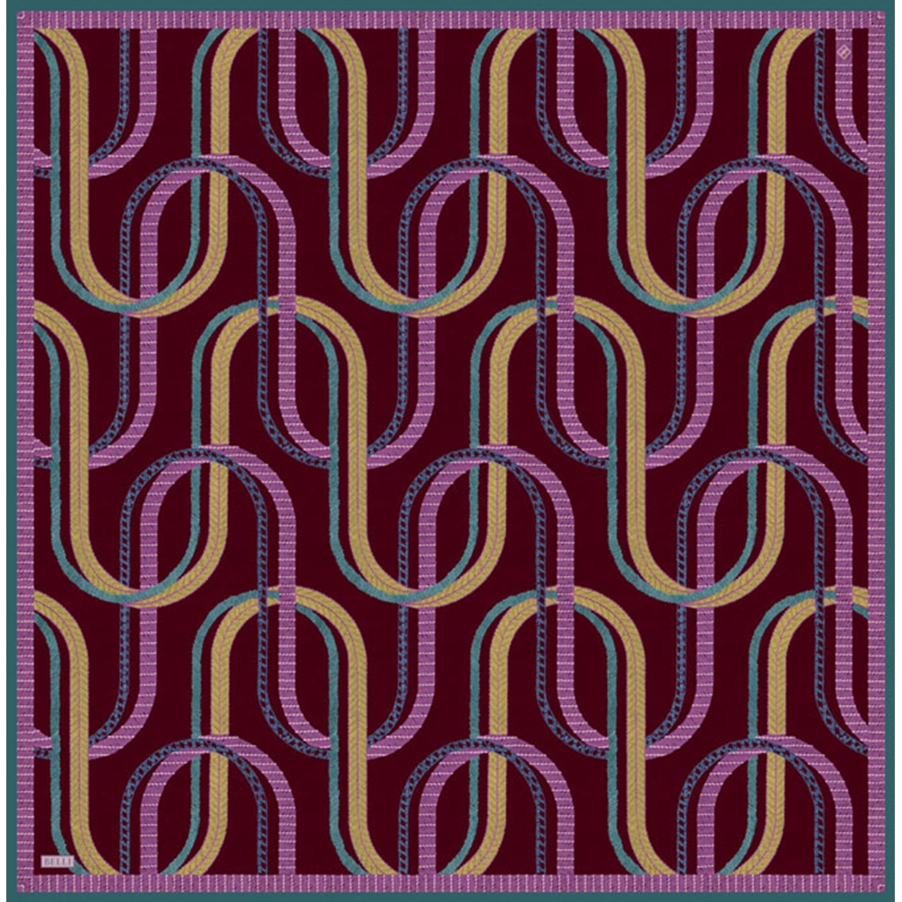 Belli Twill Saf İpek Eşarp - 2026-2027 Sonbahar-Kış 4424D (T)