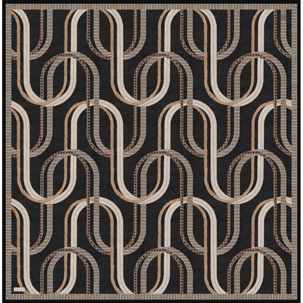 Belli Twill Saf İpek Eşarp - 2026-2027 Sonbahar-Kış 4424D (T)