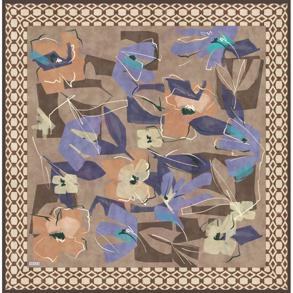 Belli Twill Saf İpek Eşarp - 2026-2027 Sonbahar-Kış 4426D (T) - Renk-33