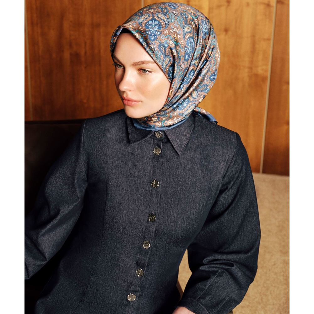 Armine Dj Sura Saf İpek Eşarp - 2026-2027 Sonbahar-Kış 9609D (S)