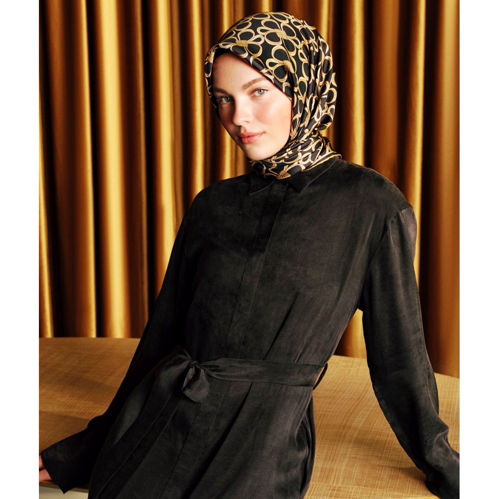 Armine Dj Sura Saf İpek Eşarp - 2026-2027 Sonbahar-Kış 9638D (S)