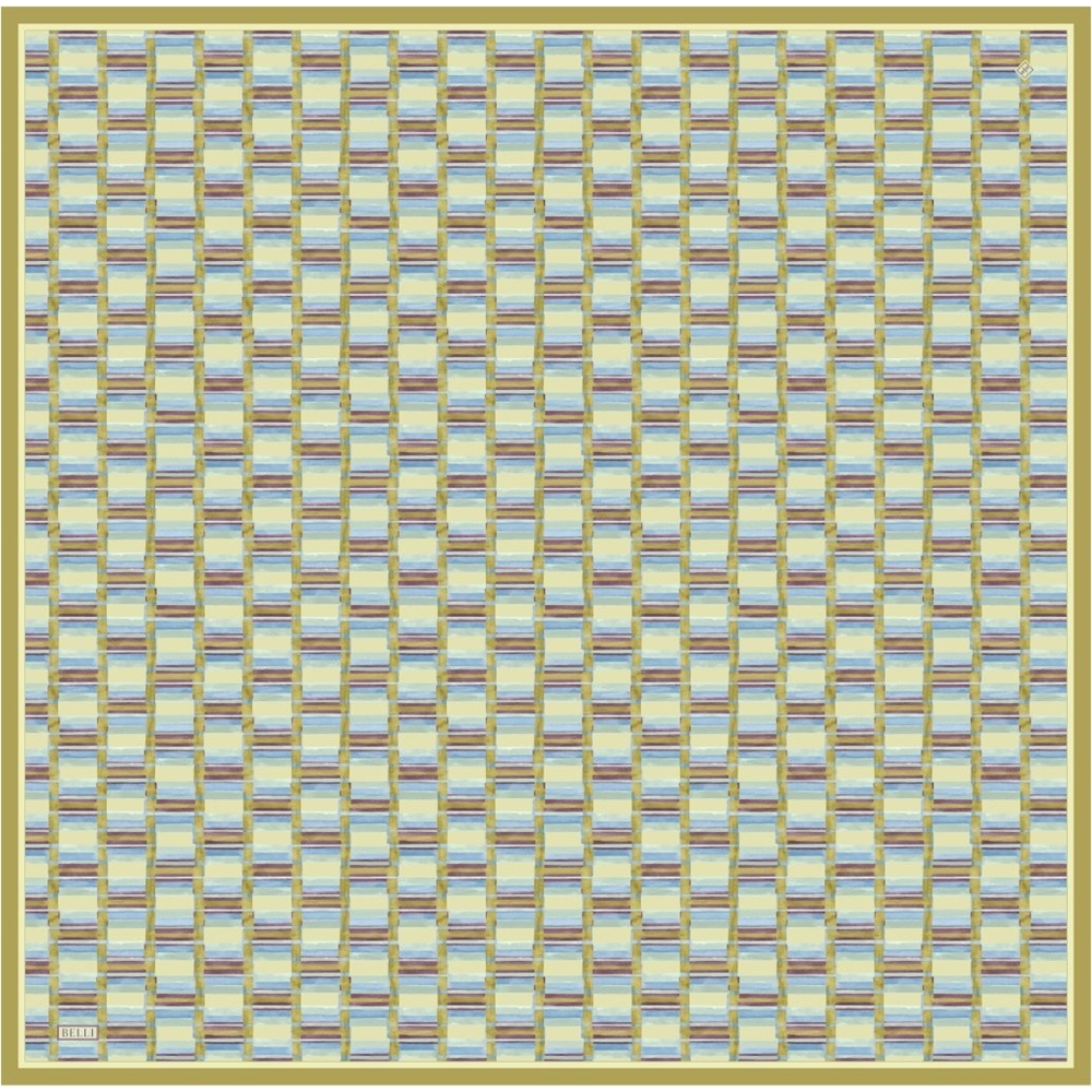 Belli Twill Saf İpek Eşarp 2026 Yaz Sezonu 4302D (T)