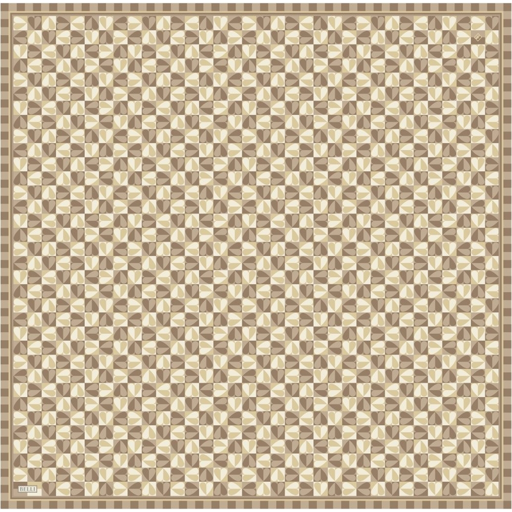 Belli Twill Saf İpek Eşarp 2026 Yaz Sezonu 4322D (T) - Renk-81