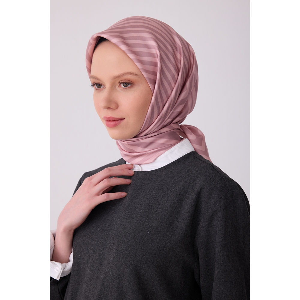 Belli Twill Saf İpek Eşarp 2026 Yaz Sezonu 4325D (T)