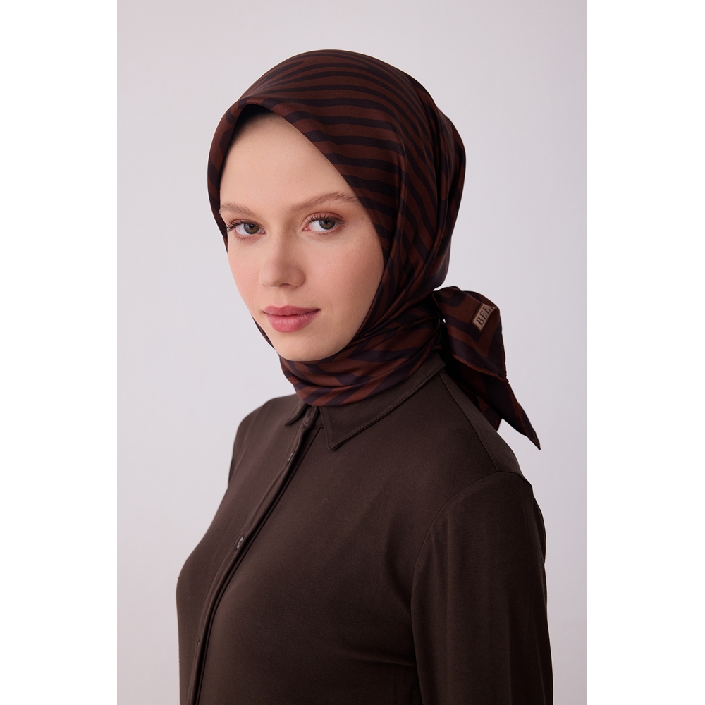 Belli Twill Saf İpek Eşarp 2026 Yaz Sezonu 4325D (T)