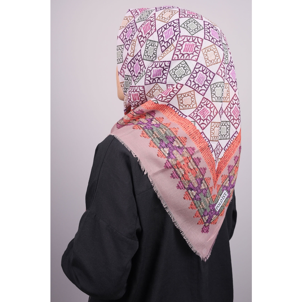 Poloist Desenli Sökme Tülbent - Desen-246 - Renk-04