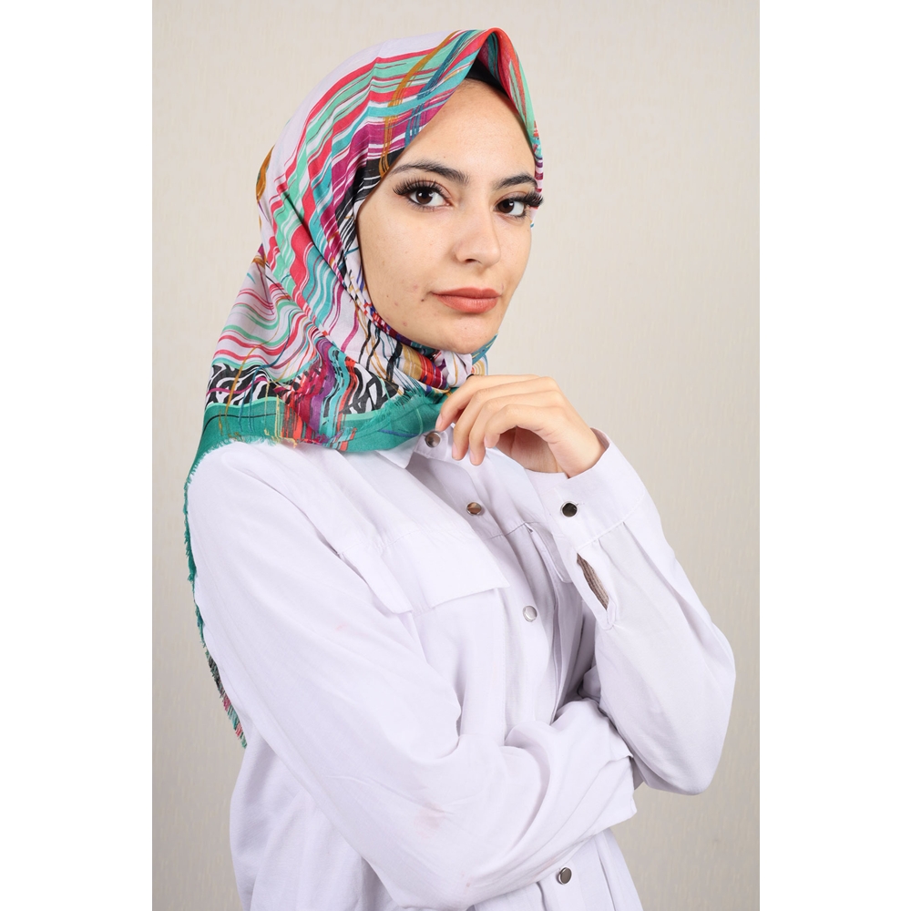 Poloist Desenli Sökme Tülbent - Desen-259 - Renk-04