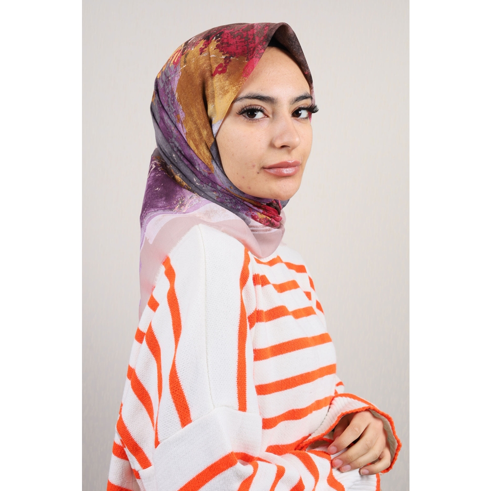 Poloist Desenli Sökme Tülbent - Desen-262 - Renk-16