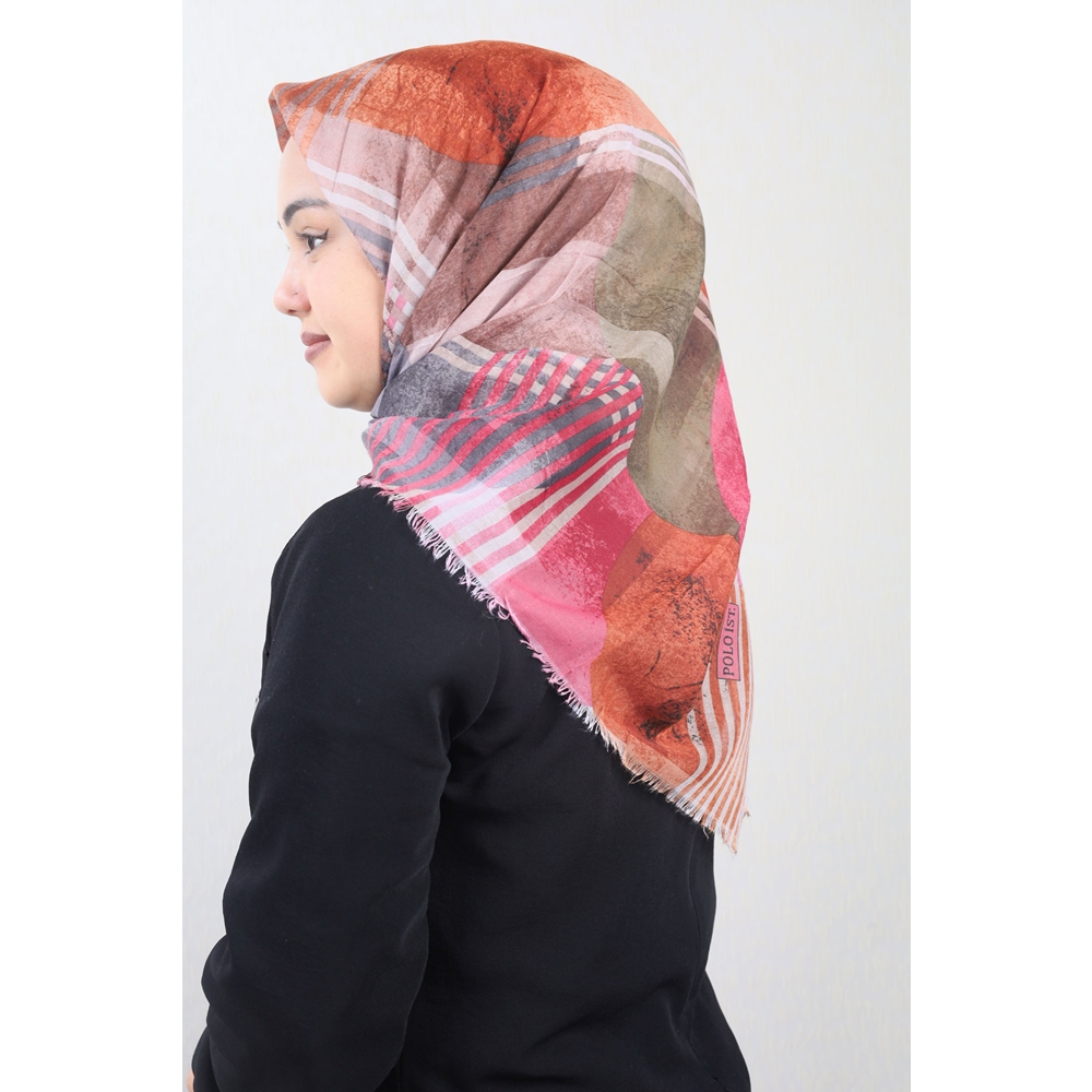 Poloist Desenli Sökme Tülbent - Desen-278 - Renk-02