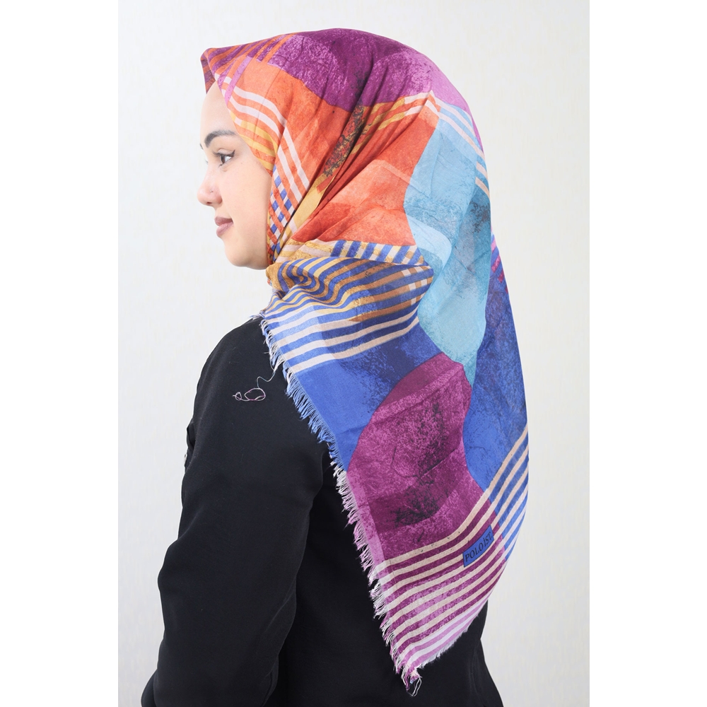 Poloist Desenli Sökme Tülbent - Desen-278 - Renk-02