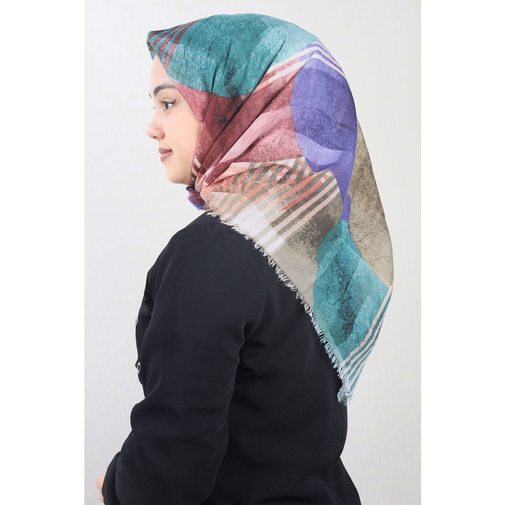 Poloist Desenli Sökme Tülbent - Desen-278 - Renk-02