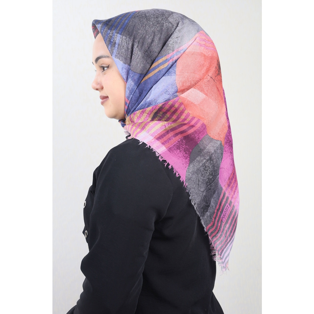 Poloist Desenli Sökme Tülbent - Desen-278 - Renk-02
