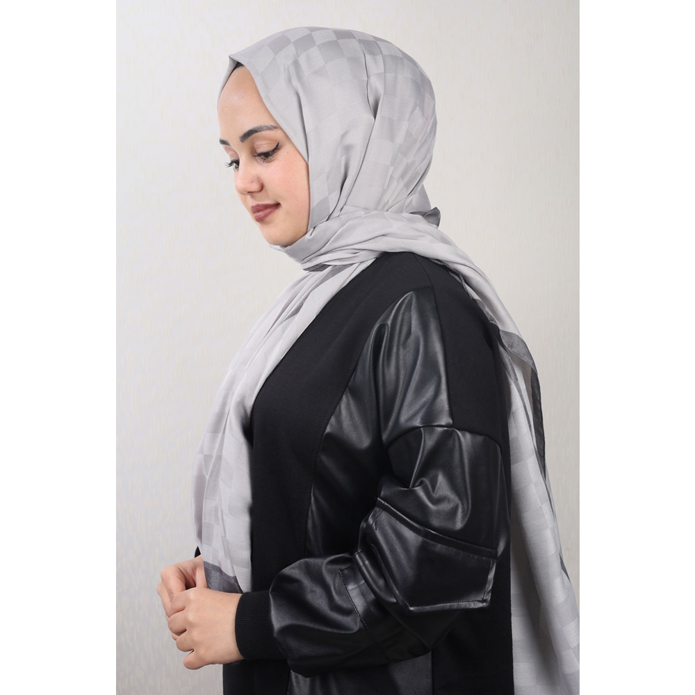 Piramit Desenli Dama Şal - Desen-01 - Renk-06