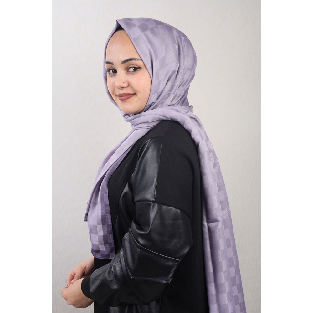 Piramit Desenli Dama Şal - Desen-01 - Renk-06