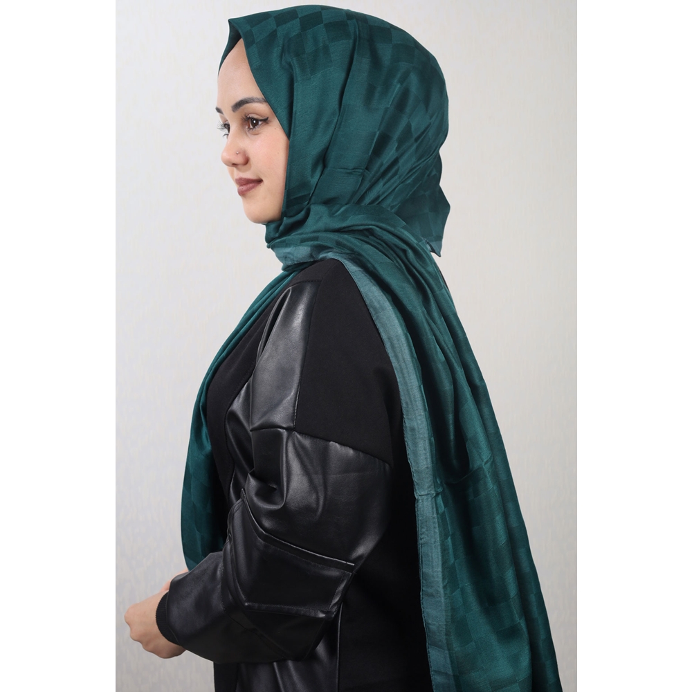 Piramit Desenli Dama Şal - Desen-01 - Renk-06