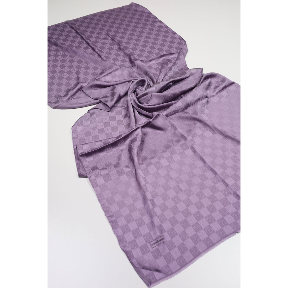 Piramit Monogram Floş Şal - Desen-03