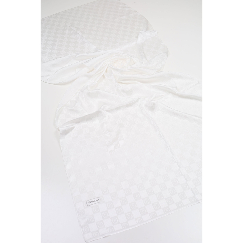 Piramit Monogram Floş Şal - Desen-03