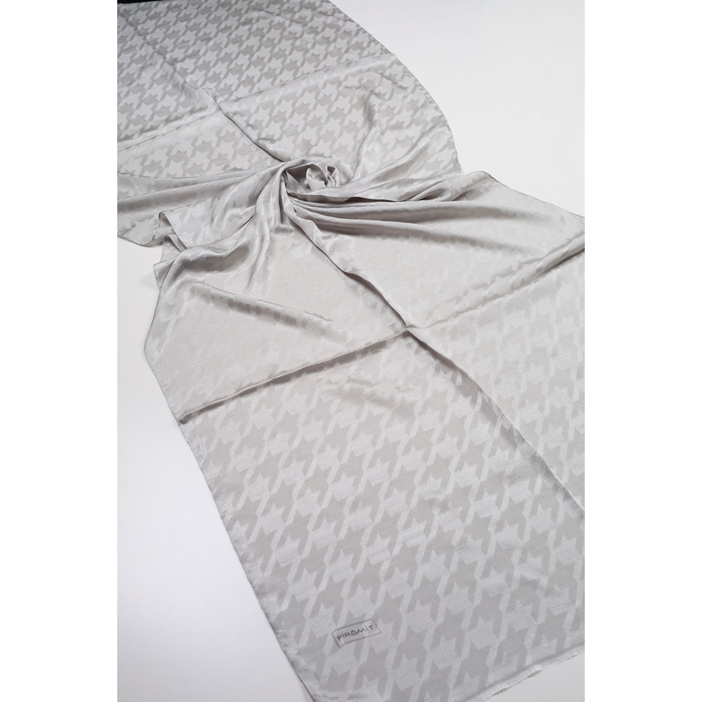 Piramit Monogram Floş Şal - Desen-05 - Renk-03
