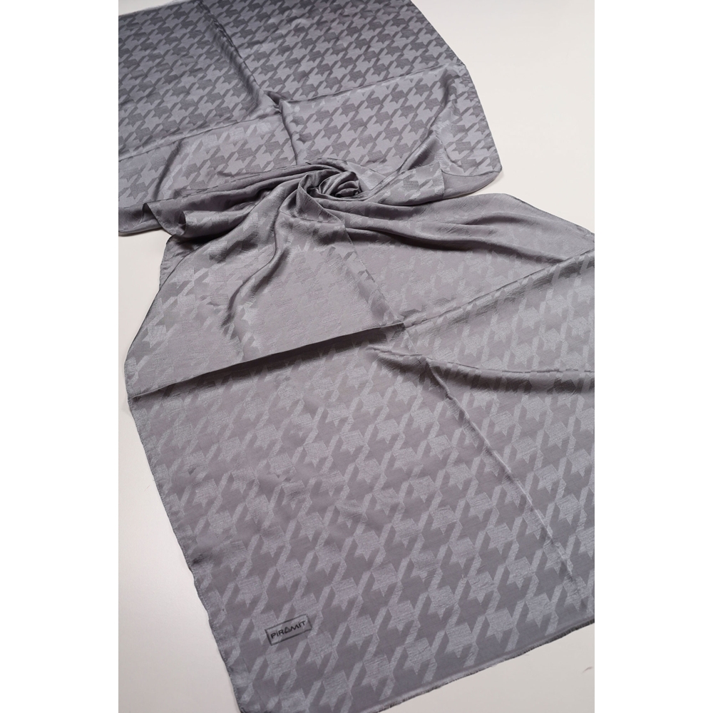 Piramit Monogram Floş Şal - Desen-05 - Renk-03