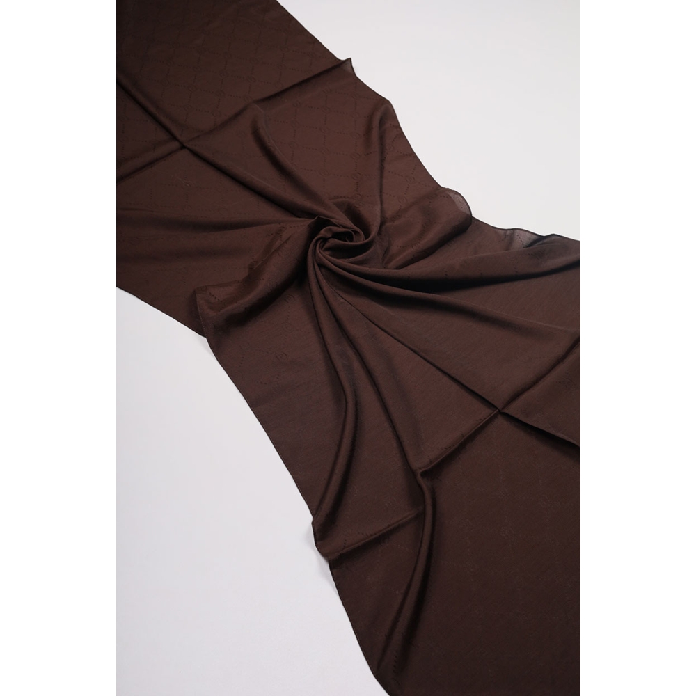 Piramit Monogram Floş Şal - Desen-06