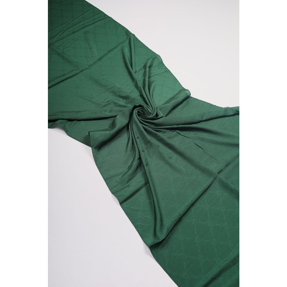 Piramit Monogram Floş Şal - Desen-06