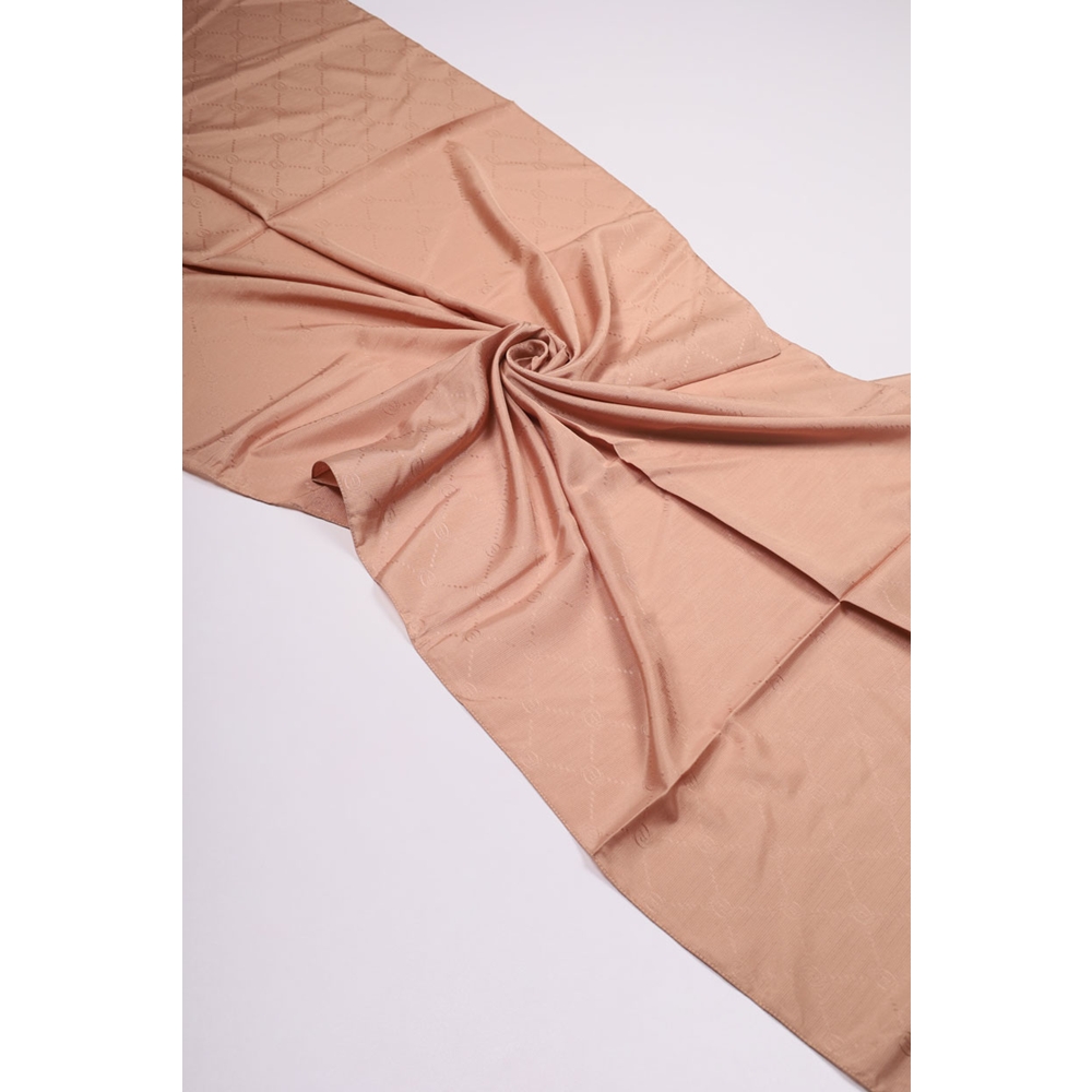 Piramit Monogram Floş Şal - Desen-06