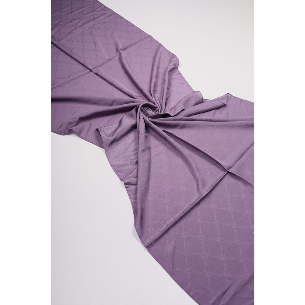 Piramit Monogram Floş Şal - Desen-06