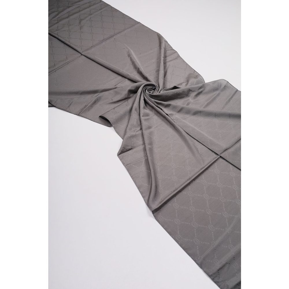 Piramit Monogram Floş Şal - Desen-06