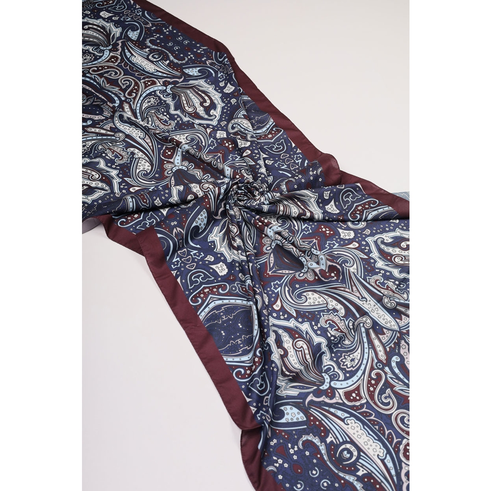 Scarfella Desenli Silk Licra Şal - Desen-03