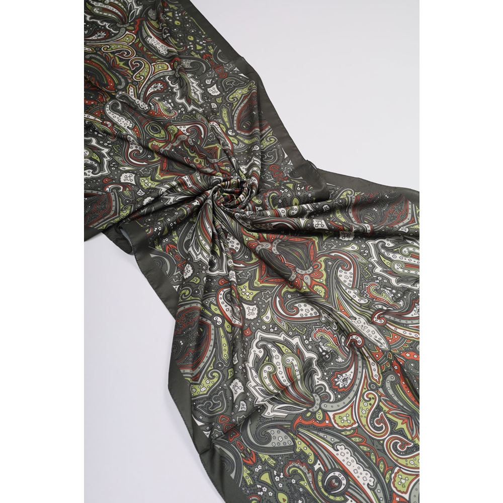 Scarfella Desenli Silk Licra Şal - Desen-03
