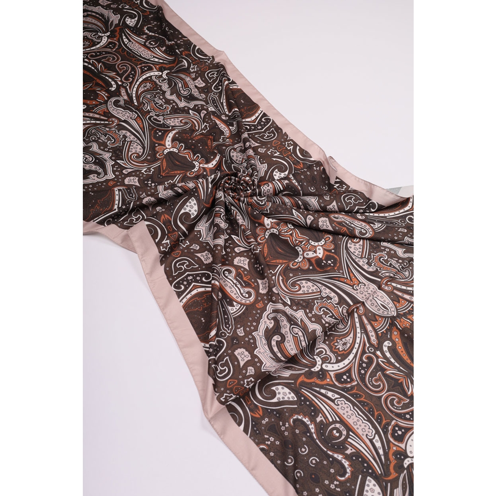 Scarfella Desenli Silk Licra Şal - Desen-03